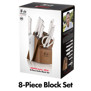 
                  
                    Load image into Gallery viewer, HELENA Series Knife Block Set, Forged German Steel, Acacia Block
                  
                