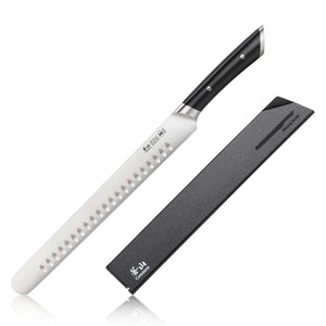 
                  
                    Load image into Gallery viewer, HELENA Series 11-Inch Slicing/Carving Knife, Forged German Steel, Black, 502360
                  
                