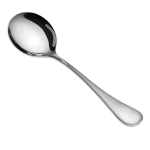 
                  
                    Load image into Gallery viewer, RAIN Series Boullion Spoon, Stainless Steel, Matte Finish Handles, 504890
                  
                