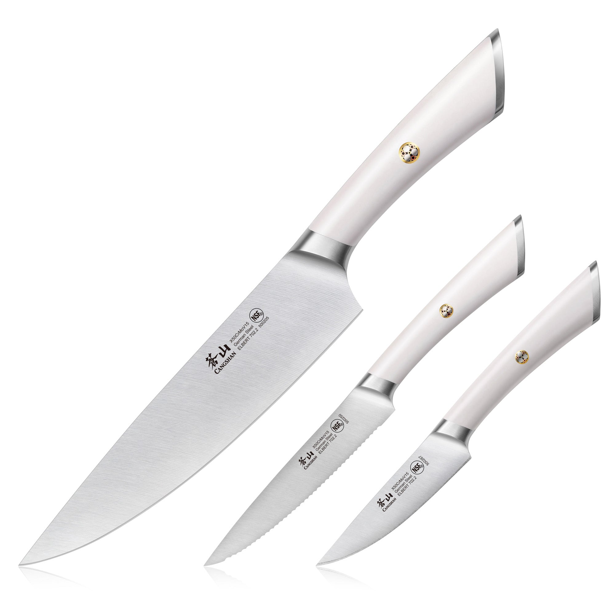 ELBERT Series Starter Knife Sets, Forged German Steel