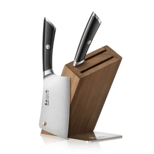 
                  
                    Load image into Gallery viewer, ELBERT Series Cleaver Knife Block Sets, Forged German Steel, Acacia Wood
                  
                