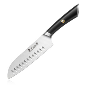 
                  
                    Load image into Gallery viewer, ELBERT Series 7-Inch Santoku Knife, Forged German Steel
                  
                