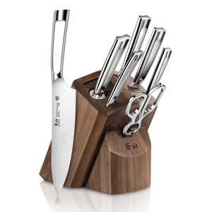 
                  
                    Load image into Gallery viewer, N1 Series 8-Piece Knife Block Set, Walnut, Forged German Steel, 1022612
                  
                