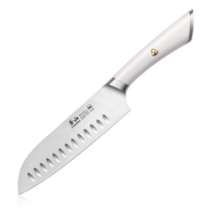 
                  
                    Load image into Gallery viewer, ELBERT Series 7-Inch Santoku Knife, Forged German Steel
                  
                