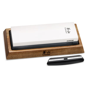 
                  
                    Load image into Gallery viewer, Dual-Sided Whetstone Knife Sharpener 1000/6000 Grit, 503800
                  
                