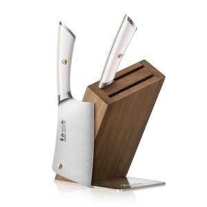 
                  
                    Load image into Gallery viewer, ELBERT Series Cleaver Knife Block Sets, Forged German Steel, Acacia Wood
                  
                