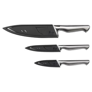 
                  
                    Load image into Gallery viewer, SANFORD Series 3-Piece Knife Starter Set with Sheaths, Forged German Steel, 1027174
                  
                