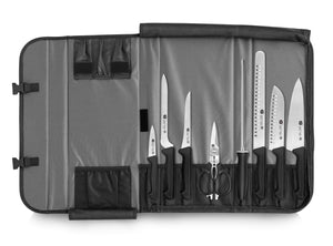 
                  
                    Load image into Gallery viewer, Top Cut P2 Series 9-Piece Knife Bag Set, Swedish 12C27 Steel, 1020120
                  
                