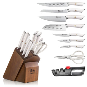 
                  
                    Load image into Gallery viewer, ELBERT Series 10-Piece Knife Block Set, Forged German Steel
                  
                