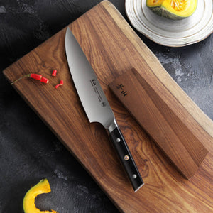 
                  
                    Load image into Gallery viewer, TC Series 8-Inch Chef Knife with Ash Wood Sheath, Forged Swedish 14C28N Steel, 1020908
                  
                