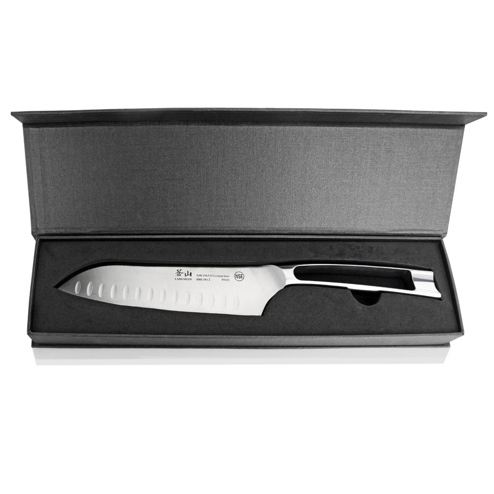 
                  
                    Load image into Gallery viewer, N1 Series 7-Inch Santoku Knife, Forged German Steel, 59151
                  
                