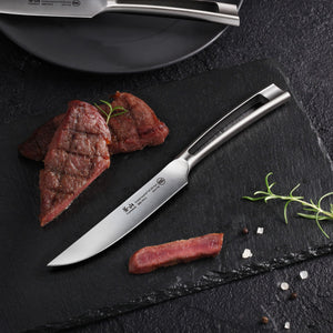 
                  
                    Load image into Gallery viewer, TN1 Series 4-Piece Steak Knife Set, Forged Swedish 14C28N Steel, 1021806
                  
                