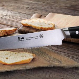 
                  
                    Load image into Gallery viewer, Z Series 10.25-Inch Bread Knife, Forged German Steel, 62502
                  
                