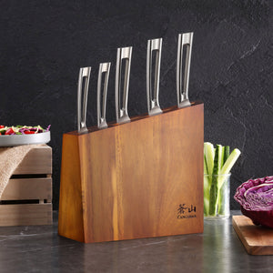 
                  
                    Load image into Gallery viewer, N1 Series 6-Piece Knife Block Set, Forged German Steel, Oprah&amp;#39;s Favorite Things 2017, 59205
                  
                