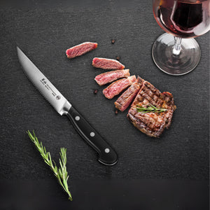 
                  
                    Load image into Gallery viewer, V2 Series 4-Piece 5-Inch Steak Knife Set, Forged German Steel, 1020373
                  
                