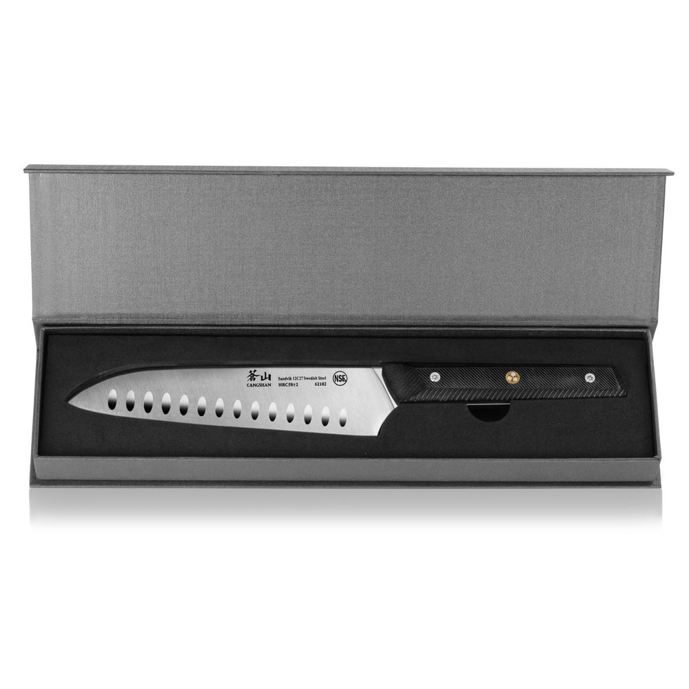 
                  
                    Load image into Gallery viewer, TG Series 7-Inch Santoku Knife, Swedish 12C27M Steel, 62182
                  
                