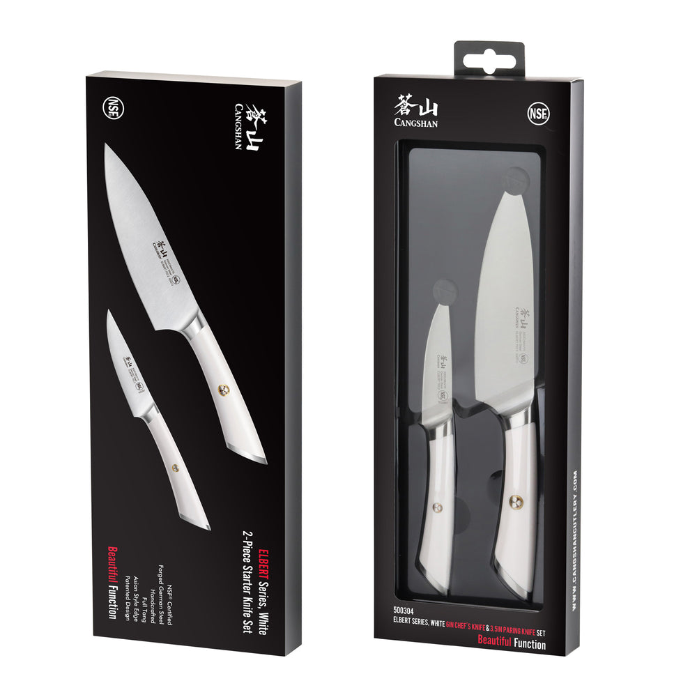 
                  
                    Load image into Gallery viewer, ELBERT Series Starter Knife Sets, Forged German Steel
                  
                