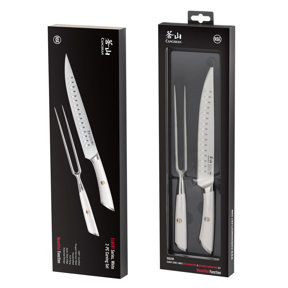 
                  
                    Load image into Gallery viewer, ELBERT Series 2-Piece Carving Set, Forged German Steel
                  
                