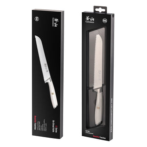 
                  
                    Load image into Gallery viewer, L &amp;amp; L1 Series 8-Inch Bread Knife, Forged German Steel
                  
                