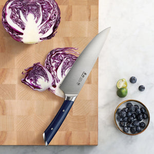 
                  
                    Load image into Gallery viewer, HELENA Series Limited Edition 8-inch Chef&amp;#39;s Knife, Swedish 10C28Mo2 Steel, Navy Blue
                  
                