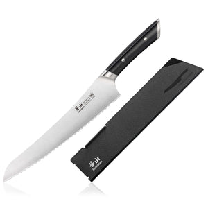 
                  
                    Load image into Gallery viewer, HELENA Series 9-Inch Deli Knife, Forged German Steel, Black, 505460
                  
                