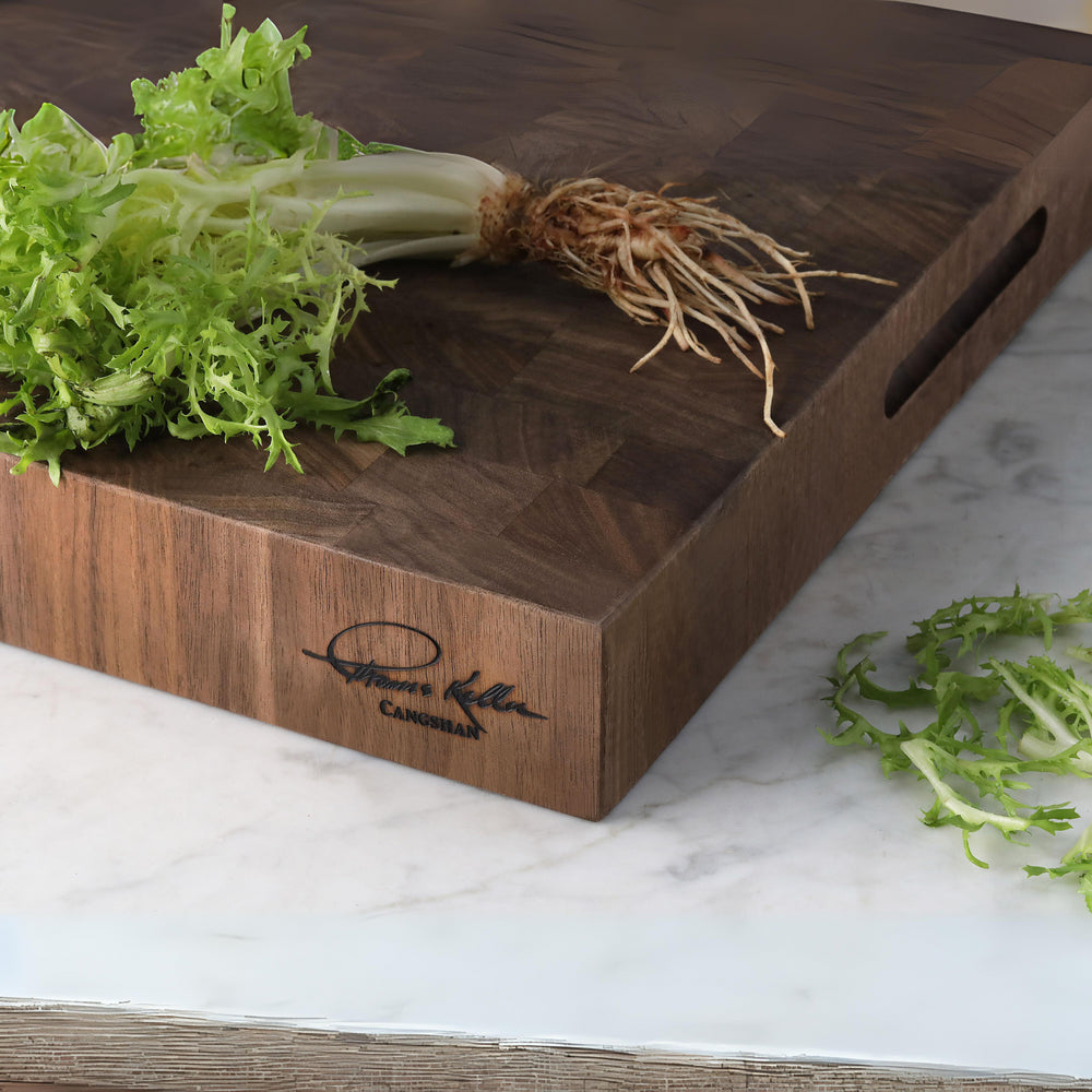 
                  
                    Load image into Gallery viewer, TKSC Walnut End-Grain Cutting Board, 16x22x2.0&amp;quot;, Thomas Keller Signature Collection, 1022360
                  
                