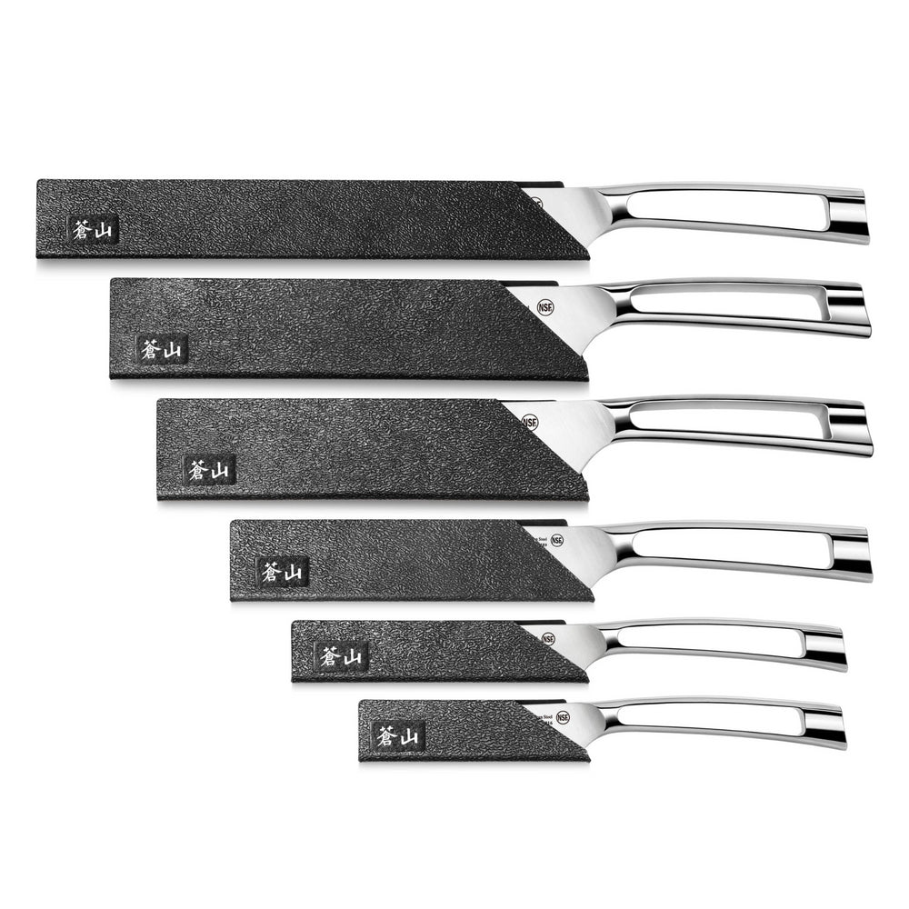 
                  
                    Load image into Gallery viewer, 6-Piece Knife Edge Guard Set, Black, 61741
                  
                