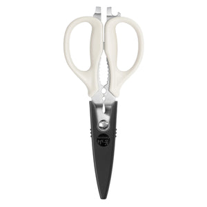 
                  
                    Load image into Gallery viewer, 9-Inch Heavy Duty Utility Kitchen Shears with Blade Holder, Black or White
                  
                