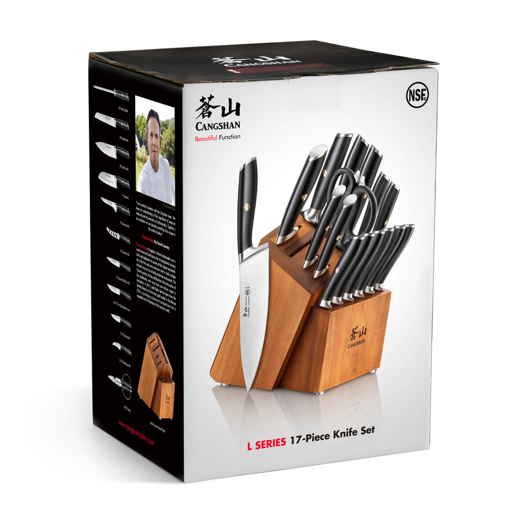 
                  
                    Load image into Gallery viewer, L &amp;amp; L1 Series 17-Piece Knife Set, Forged German Steel
                  
                