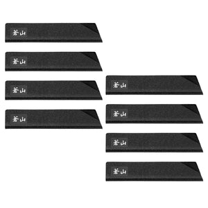 
                  
                    Load image into Gallery viewer, 8-Piece Steak Knife Guard Set, Black, 1026641
                  
                