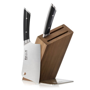 
                  
                    Load image into Gallery viewer, HELENA Series Cleaver Knife Block Set, Forged German Steel, HUA Acacia Block
                  
                