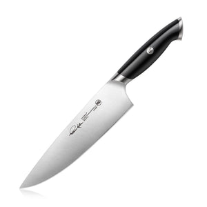 
                  
                    Load image into Gallery viewer, TKSC 8-Inch Chef&amp;#39;s Knife, Forged Swedish Powder Steel, Thomas Keller Signature Collection, Black
                  
                