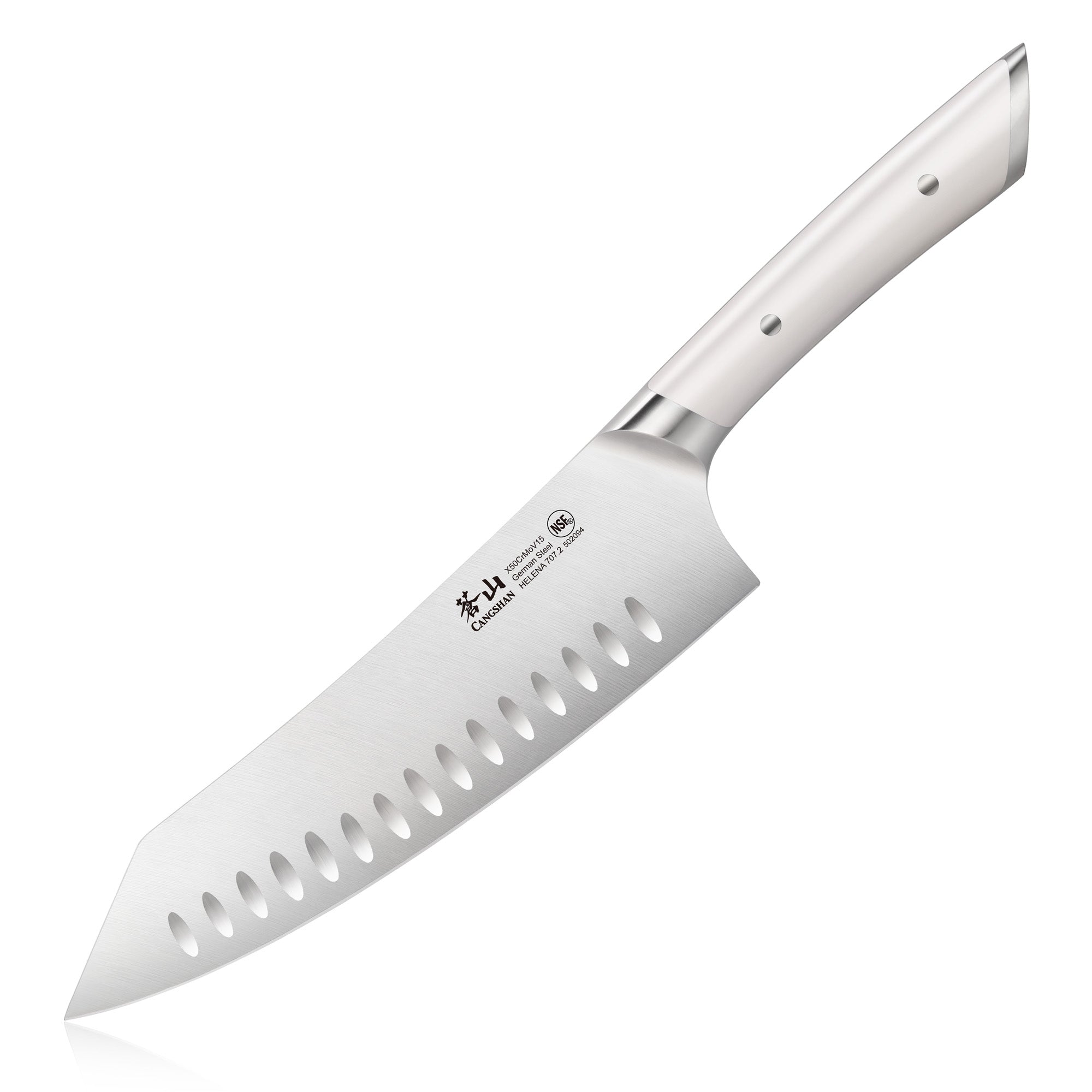 HELENA Series 8-Inch Rocking Chef's Knife, Forged German Steel