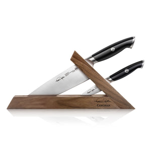 
                  
                    Load image into Gallery viewer, TKSC TAI 3-Piece Knife Block Set, Forged Swedish Powder Steel, Thomas Keller Signature Collection, Black, 1024678
                  
                