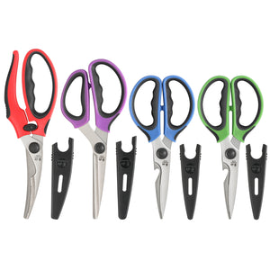 
                  
                    Load image into Gallery viewer, 4-Piece Heavy-Duty Shears Set with Guards, Multi-Color, 1026726
                  
                