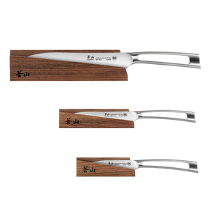 
                  
                    Load image into Gallery viewer, TN1 Series 3-Piece Starter Knife Set with Wood Sheaths, Forged Swedish 14C28N Steel, 1021936
                  
                