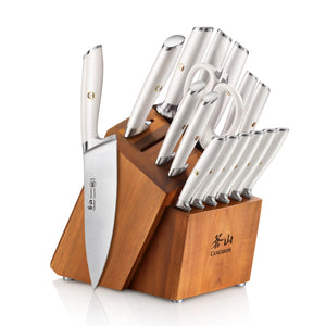 
                  
                    Load image into Gallery viewer, L &amp;amp; L1 Series 17-Piece Knife Set, Forged German Steel
                  
                