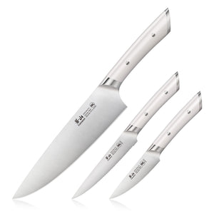 
                  
                    Load image into Gallery viewer, HELENA Series Starter Knife Set, Forged German Steel
                  
                