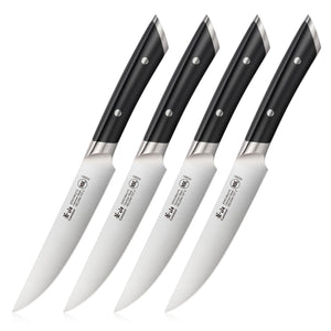 
                  
                    Load image into Gallery viewer, HELENA Series 4-Piece Fine-Edge Steak Knife Set, Forged German Steel
                  
                