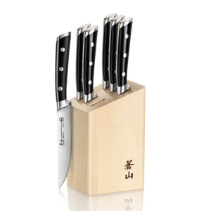 
                  
                    Load image into Gallery viewer, TS Series 6-Piece Knife Block Set, Forged Swedish 14C28N Steel
                  
                