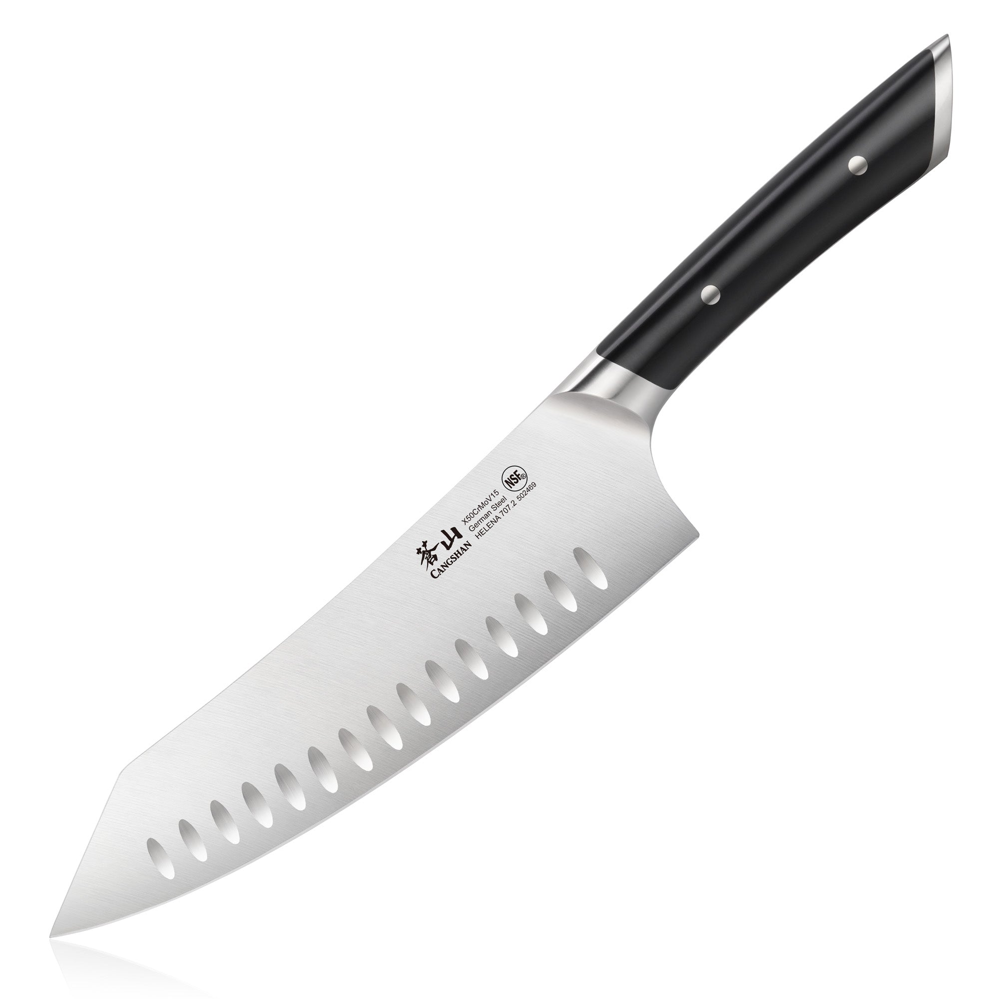 HELENA Series 8-Inch Rocking Chef's Knife, Forged German Steel