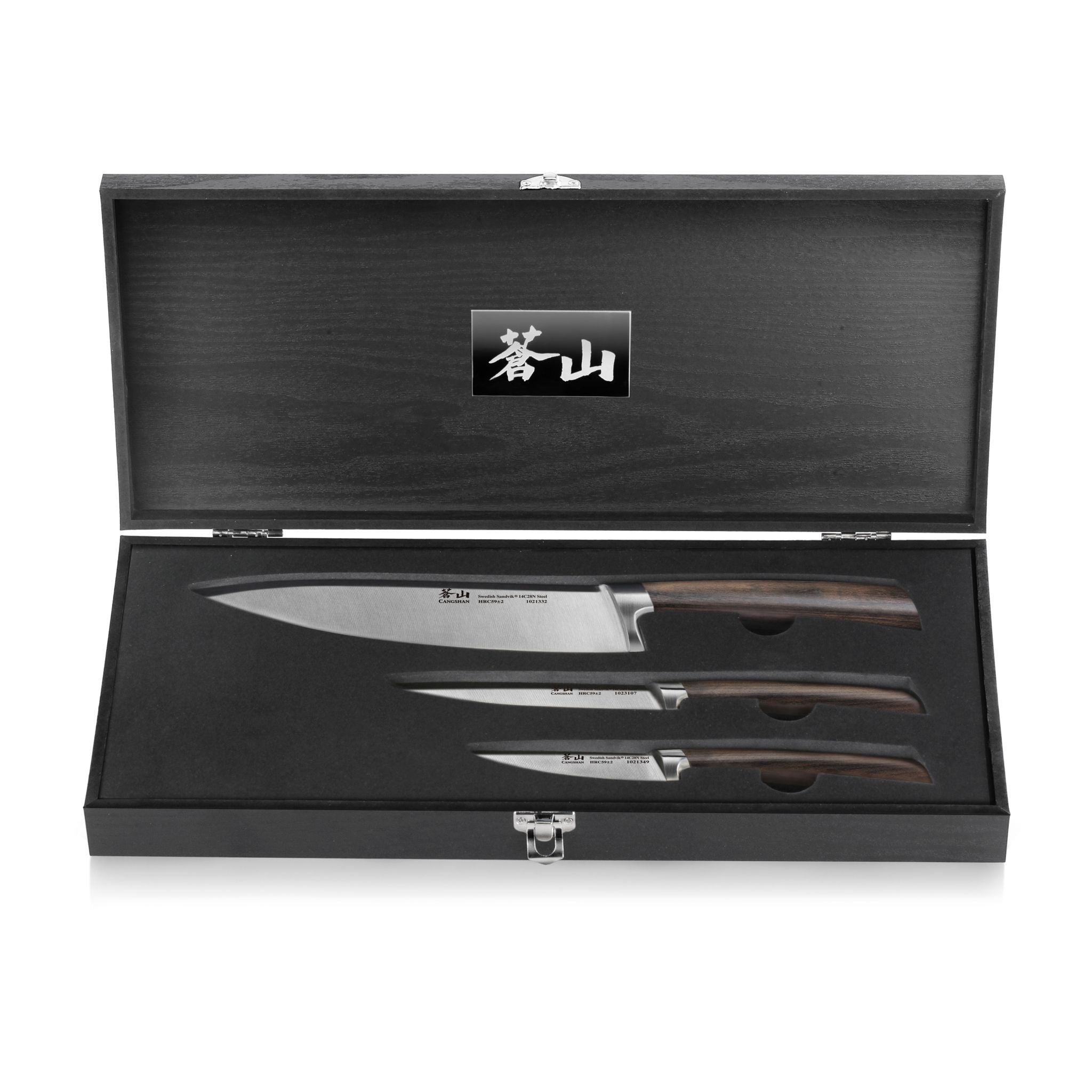 A Series 3-Piece Starter Knife Set, Forged Swedish Steel, 61901