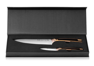 
                  
                    Load image into Gallery viewer, N1 Series 2-Piece Starter Knife Set, Copper Plated Handle, Forged German Steel, 61871
                  
                