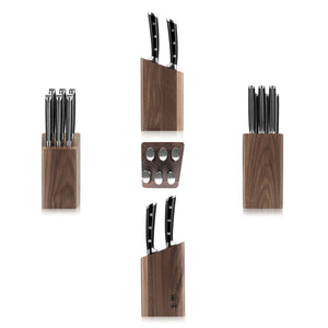 
                  
                    Load image into Gallery viewer, TS Series 6-Piece Knife Block Set, Forged Swedish 14C28N Steel
                  
                