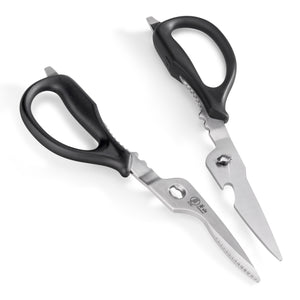 
                  
                    Load image into Gallery viewer, 9-Inch Heavy Duty Utility Kitchen Shears with Blade Holder, 503343
                  
                