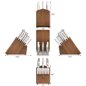 
                  
                    Load image into Gallery viewer, L &amp;amp; L1 Series 23-Piece Classic Knife Block Set, Forged German Steel
                  
                