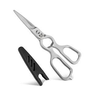 
                  
                    Load image into Gallery viewer, D Shape 9-Inch Shears Satin Finish, Forged 3Cr13 Stainless Steel, 1021233
                  
                