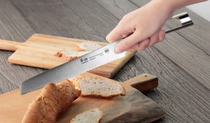 
                  
                    Load image into Gallery viewer, N1 Series 8-Inch Bread Knife, Forged German Steel, 59793
                  
                