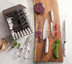 
                  
                    Load image into Gallery viewer, L &amp;amp; L1 Series 23-Piece Classic Knife Block Set, Forged German Steel
                  
                