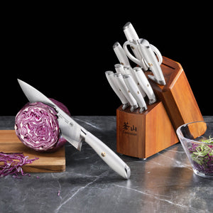 
                  
                    Load image into Gallery viewer, L &amp;amp; L1 Series 12-Piece Knife Set with 6 Steak Knives, Forged German Steel
                  
                